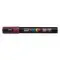 Marķieris UNI Posca PC-5M, ūdens bāzes, bordo (60)