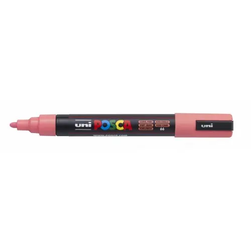Marķieris UNI Posca PC-5M, ūdens bāzes, koraļļu (66)