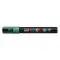 Marķieris UNI Posca PC-5M, ūdens bāzes, zaļš (6)