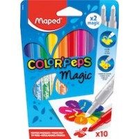 Flomasteri MAPED Color'peps Magic 10 krāsas+2magic