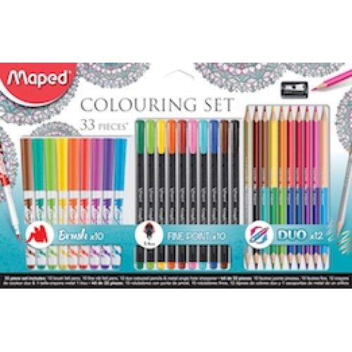 Komplekts MAPED 33gab. Colouring set