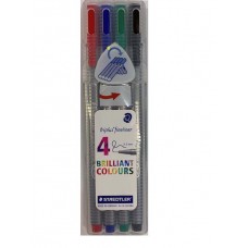 Flomasteri Staedtler komplekts 4gb.