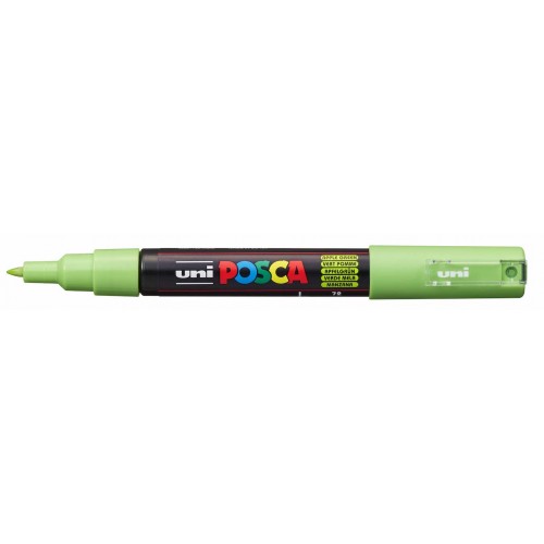 Маркер UNI Posca PC-1M, на водной основе, зелёное яблоко (72)
