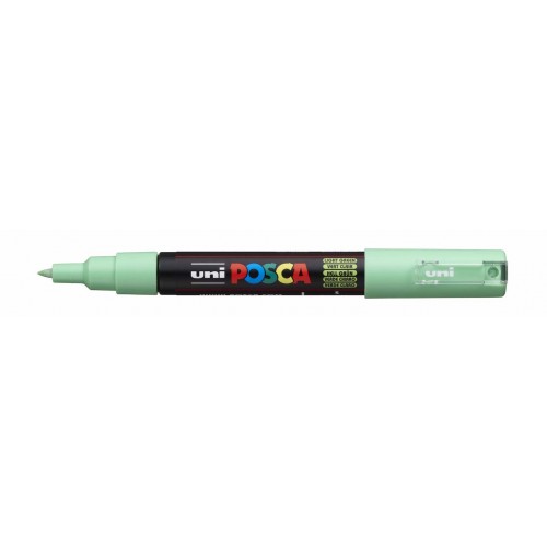 Маркер UNI Posca PC-1M, на водной основе, пастельный зелёный (5)