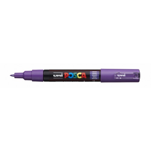 Маркер UNI Posca PC-1M, на водной основе, фиолетовый (12)