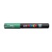 Marķieris UNI Posca PC-1M, ūdens bāzes, zaļš (6)