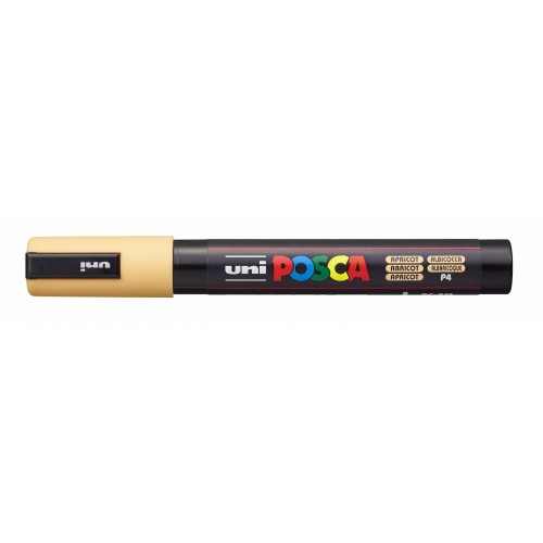 Marķieris UNI Posca PC-5M, ūdens bāzes, aprikožu (P4) Marķieris UNI Posca PC-5M, ūdens bāzes, aprikožu (P4)