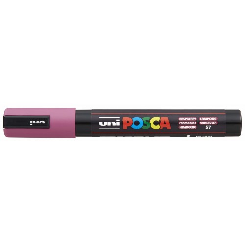 Маркер UNI Posca PC-5M, на водной основе, малина (57)