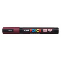 Маркер UNI Posca PC-5M, на водной основе, бордовый (60)