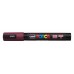 Маркер UNI Posca PC-5M, на водной основе, бордовый (60)