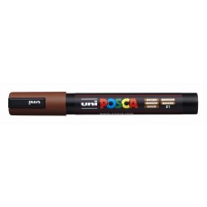 Marķieris UNI Posca PC-5M, ūdens bāzes, brūns (21) Marķieris UNI Posca PC-5M, ūdens bāzes, brūns (21)