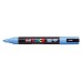 Маркер UNI Posca PC-5M, на водной основе, небесно-голубой (48)