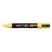 Маркер UNI Posca PC-5M, на водной основе, жёлтый (2)