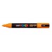 Marķieris UNI Posca PC-5M, ūdens bāzes, gaiši oranžs (3)