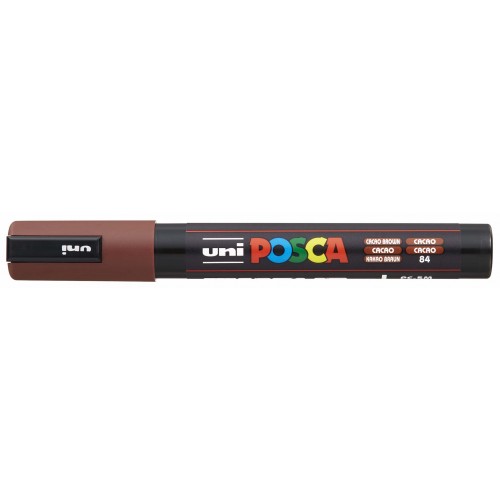 Маркер UNI Posca PC-5M, на водной основе, какао-коричневый (84)