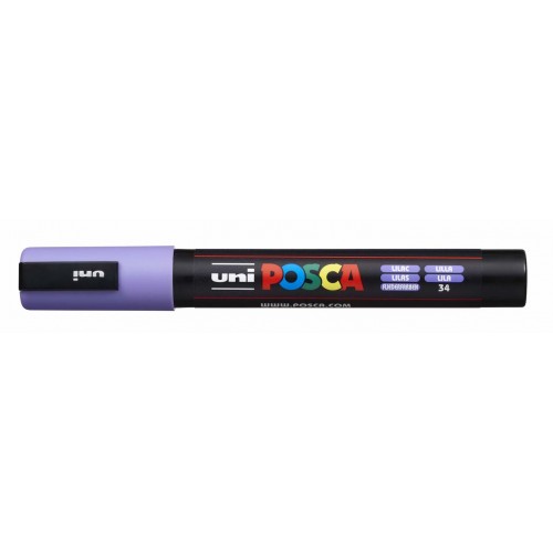 Маркер UNI Posca PC-5M, на водной основе, лилия (34)