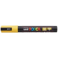 Маркер UNI Posca PC-5M, на водной основе, охра (19) Маркер UNI Posca PC-5M, на водной основе, охра (19)