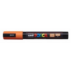 Marķieris UNI Posca PC-5M, ūdens bāzes, oranžs (4) Marķieris UNI Posca PC-5M, ūdens bāzes, oranžs (4)