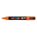 Маркер UNI Posca PC-5M, на водной основе, оранжевый (4)
