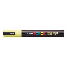 Marķieris UNI Posca PC-5M, ūdens bāzes, pasteļdzeltens (P2) Marķieris UNI Posca PC-5M, ūdens bāzes, pasteļdzeltens (P2)