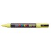 Marķieris UNI Posca PC-5M, ūdens bāzes, pasteļdzeltens (P2)