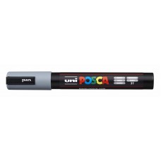 Marķieris UNI Posca PC-5M, ūdens bāzes, pelēks (37) Marķieris UNI Posca PC-5M, ūdens bāzes, pelēks (37)