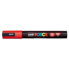 Marķieris UNI Posca PC-5M, ūdens bāzes, sarkans (15) Marķieris UNI Posca PC-5M, ūdens bāzes, sarkans (15)