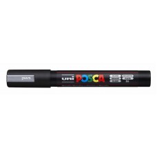 Marķieris UNI Posca PC-5M, ūdens bāzes, sudraba (26) Marķieris UNI Posca PC-5M, ūdens bāzes, sudraba (26)