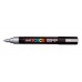 Marķieris UNI Posca PC-5M, ūdens bāzes, sudraba (26)