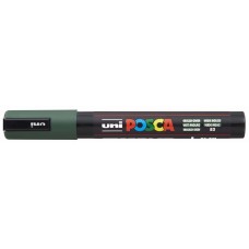 Marķieris UNI Posca PC-5M, ūdens bāzes, tumši zaļš (83) Marķieris UNI Posca PC-5M, ūdens bāzes, tumši zaļš (83)