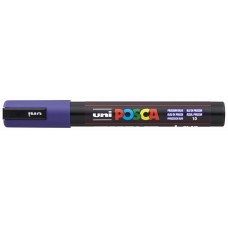 Marķieris UNI Posca PC-5M, ūdens bāzes, violeti zils (10) Marķieris UNI Posca PC-5M, ūdens bāzes, violeti zils (10)