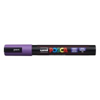 Marķieris UNI Posca PC-5M, ūdens bāzes, violets (12)