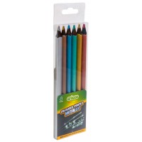 Krasainie zomuļi Cricco. Coloured pensil metallic. 6 krasas