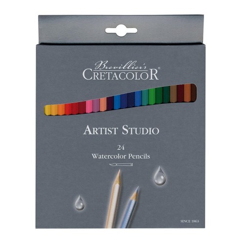 Цветные акварельные карандаши Cretacolor 24 watercolor pencils