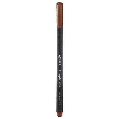 Маркер MAPED Finefelt 0.4mm, Wood Brown, коричневый