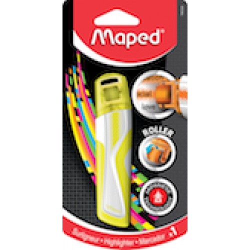 Текстовый маркер MAPED Roller Жёлтый