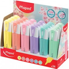 Teksta marķieru MAPED Pastel displejs 24 gab.