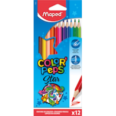 Zīmuļkrāsas MAPED "Color`Peps" 12 krāsas Zīmuļkrāsas MAPED "Color`Peps" 12 krāsas