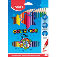 Цветные карандаши MAPED "Color`Peps" 18 цветов