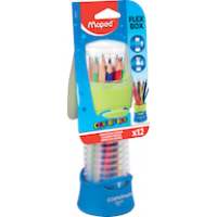 Zīmuļkrāsas MAPED "Color`Peps Flex Box" 12 krāsas